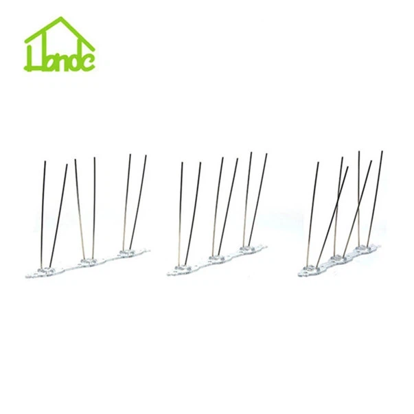 Vogelabweisende Spikes. Anti-Vogel-Spikes